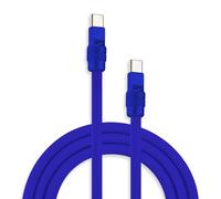 Chubbycable Chubby 2.0 Fast Charging Cable - Durable Soft Silicone USB C Cable, 240W Extra Thick Phone Charger Cord, Data Transfer Type C, 9.8 FT, Dark Blue