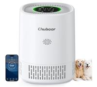 Chuboor Air Purifier for Bedroom Home, App/Alexa Control, 3 Timer, 4 Fan Speed, Quiet Sleep Mode, H13 HEPA Smart Air Purifier for Bedroom/office/Living Room for Pet Hair/Dust/Allergie/Pollen/Odor-PJ07