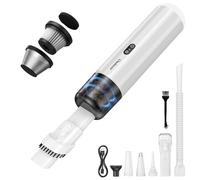 Chuboor Handheld Vacuum Cleaner, 13000Pa&8000mAh Car Vacuum Cleaner, 5 in 1 Portable Lightweight with Flashlight, Up 25min Runtime&2.5h Faster Charge Mini Vacuum for Outdoor,Home,Office,Car.
