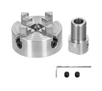 Chuck 3 Jaws/4 Jaws Manual Self-Centering Mounting Bolt for Grinding Milling Machine(3 jaws-5mm)