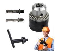 Chuck Adapter for Drill | Forged High-Precision,Drill Chuck Adapter Conversion Tool | for Professionals Adults Beginners Construction Automotive Repair Furniture Assembly