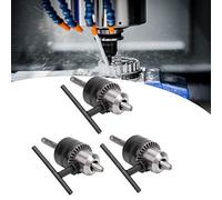 Chuck Adapter, High Accuracy Polishing Rust Resistant Manual Tightness Adjustment Keyed Drill Chuck Long Service Life for Electric Hammer Conversion