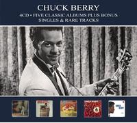 CHUCK BERRY - 5 CLASSIC ALBUMS PLUS BONUS SINGLES & RARE TRACKS 4 CD NEW