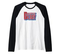 Chuck Berry Distressed Stacked Logo Raglan Baseball Tee