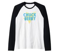 Chuck Berry Distressed Starburst Logo Raglan Baseball Tee
