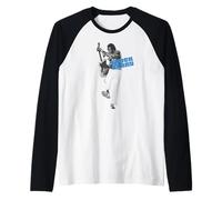Chuck Berry Duckwalk Photo Raglan Baseball Tee