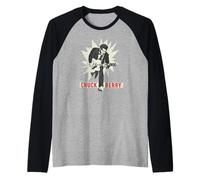 Chuck Berry Duckwalk Starburst Raglan Baseball Tee