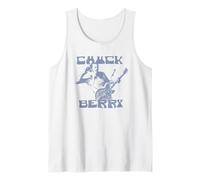 Chuck Berry Guitar Portrait Tank Top