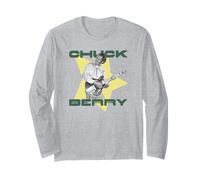 Chuck Berry Reelin' & Rockin' Star Photo Long Sleeve T-Shirt