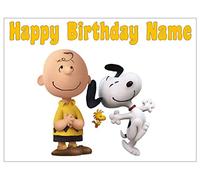 Chuck Brown Inspired Edible Icing Cake Topper Precut - Personalised (3. Rectangle 24cm x 18cm)