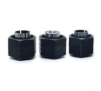 Chuck Collet Set for Bosch Routers Including For DW6214, DW616 Models Replacement for Parts 2610906283 (6.35MM)