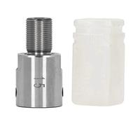 Chuck Connecting Rod 15mm M14x1 High Precision Stainless Steel Heat Treatment Lathe Chuck Connector Bench Mill Adapter