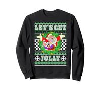Chuck E. Cheese Christmas Let's Go Jolly Ugly Sweater Sweatshirt