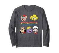 Chuck E. Cheese's Where A Kid Can Be A Kid Friendly Faces Long Sleeve T-Shirt