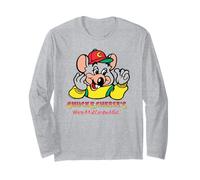 Chuck E. Cheese's Where A Kid Can Be A Kid Retro Chest Logo Long Sleeve T-Shirt