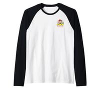 Chuck E. Cheese's Where A Kid Can Be A Kid Retro Pocket Logo Raglan Baseball Tee