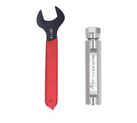 Chuck High Carbon Steel Straight Shank ER11 Collet Tool Holder, CNC Lathe Milling Drill Accessory with Wrench for Lathe Drilling Machine, 20mm Diameter 80mm
