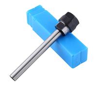 Chuck Holder, Straight Shank Type Extended Handle Collet Chuck Tooling Holder CNC Milling Lathe Collet Replacement Part with Nuts, C12 ER16 100L