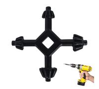 Chuck Key for Black and Decker Electric Drill,4 in 1 Multifunctional Steel Drills Chuck Key Fit Handheld Drilling Tool