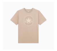 Chuck Patch Cotton T-Shirt with Logo Print and Short Sleeves grey blue