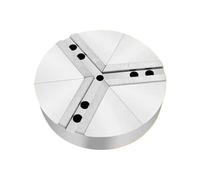 Chuck Soft Claw 8 inch Hydraulic Sector jaw Fan-Shaped Claws 3 Soft Jaws for Pneumatic Chucks Pie Round Full Grip Claw(8 inch 50mm high)