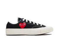 Chuck Taylor '70 Small Red Heart Low Top Shoes- male- Comme des Garçons Play- Sneakers- Black- 8 1/2 UK- Shoes 8 1/2 UK