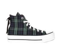 Chuck Taylor All Star Lift Platform Plaid - female - Converse - Sneakers - Blue - 4 UK - Shoes 4 UK