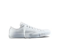 Converse Chuck Taylor All Star Leather Low-Top Shoe In White, Size 7 White 7