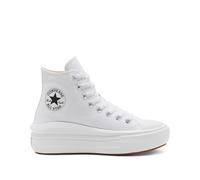 Converse Shoes (High-top Trainers) Chuck Taylor All Star Move Canvas Color Hi in White 6