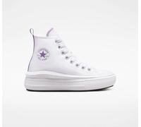 Chuck Taylor All Star Move Platform Canvas White, Purple 5.5