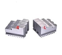 Chuck Three Jaws K11-80 K11-100 K11-125 K11-130 K11-160 K11-200 Universal Three-jaw Chuck Card Foot 3Pcs/Set Mechanical Lathe(K11-130 R)