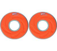 Chuckit! 18100 Medium Zipflight Frisbee Dog Toy, Colors May Vary - Pack of 2