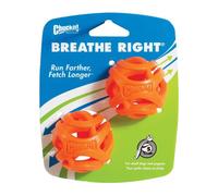 Chuckit 2 Pack Breathe Right Fetch Ball Dog Toy Small 2 Pack