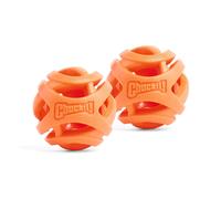 Chuckit! Air Fetch Ball - Durable Rubber Dog Toy, Lightweight Exercise Fetch Ball, Compatible with Launcher, Small, 4.8 cm (Pack of 2)