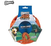 CHUCKIT AIR FETCH WHEEL DOG TOY FLOATING DURABLE FRISBEE FOR DOGS EASY BREATHE