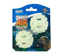 Chuckit! Air Glow Fetch Ball Dog Toy, Medium (2.5 Inch) Pack of 2, for Breeds 20-60 lbs