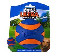 Chuckit Ultra Squeaker Rubber Balls Dog Puppy Squeaky Bouncy Ball Fetch Xlarge