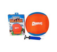 Chuckit! Big Air Fetch Ball Dog Toy (14 Inch) Herding Instincts Dog Toy for Interactive Non-Chewing Activities for All Breeds Inflating Pump Inclu