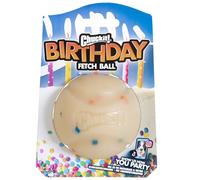 Chuckit! Birthday Fetch Ball - Dog Ball - Made of Natural Rubber - Dog Hunting Toy - Sturdy and Durable - Size Medium - Diameter 6.5cm