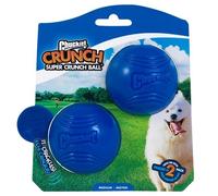Chuckit! Crunch Ball Crackle Sound Dog Toy Launcher Compatible, 2 Pack, Medium