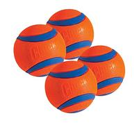 Chuckit! Dog Fetch Toy ULTRA BALL Durable Rubber Fits Launcher LARGE 4 PACK