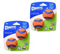 Chuckit! Dog Fetch Toy ULTRA BALL Durable Rubber Fits Launcher SMALL 4 Balls