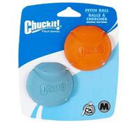 Chuckit Fetch Ball Dog Toy, Durable Rubber Dog Balls, Medium x 2