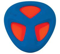 Chuckit! Fetch Flight Durable Rubber Disc Dog Toy (1-Pack) | EZ Grip Design for Easy Pick-Up, Durable Rubber for Outdoor Play, Easy to Clean, Bright Colours for Visibility