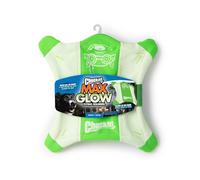 Chuckit! Flying Glow Squirrel Fetch Dog Toy, Medium 10.5", Glows in Dark