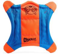 Chuckit Flying Squirrel Dog Toy Floating Frisbee and Steering Wheel, Small