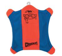 Chuckit Flying Squirrel Fetch Dog Toy Size Large (11"" Diameter) Ora