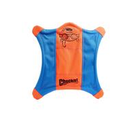 Chuckit Flying Squirrel Spinning Dog Toy Large (Orange/Blue) Multi Large (11 in