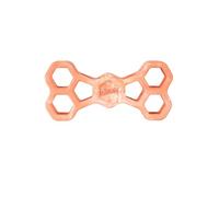Chuckit! Holee Bone Orange Small Fetch Toy for Dogs | Durable Rubber Chew Toy for Fetch, Hide Treats Inside, Interactive Stimulation for Dogs