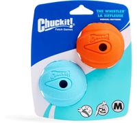 Chuckit The Whistler Ball - Medium 2 pack